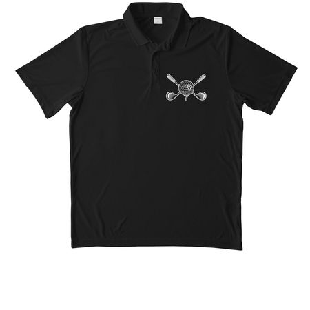 Meghan McCarthy Golf Shirts, a Black Unisex Performance Polo