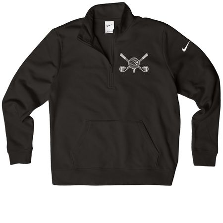 Meghan McCarthy Golf Shirts, a Black Nike Women's Club Half Zip Pullover