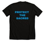 Help Heal Veterans&nbsp;, a Solid Black Blend Premium Unisex Tee (back-view)