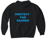Help Heal Veterans&nbsp;, a Black Gildan Softstyle Pullover Hoodie (back-view)