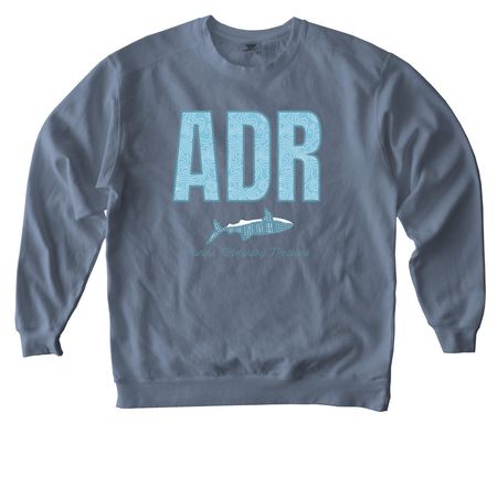 ADR, a Blue Jean Comfort Colors Crewneck Sweatshirt