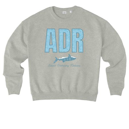 ADR, a Heather Grey Stanley/Stella Ledger Dry Crewneck Sweatshirt