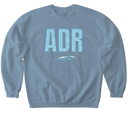 ADR, a Stone Blue Softstyle Crewneck Sweatshirt