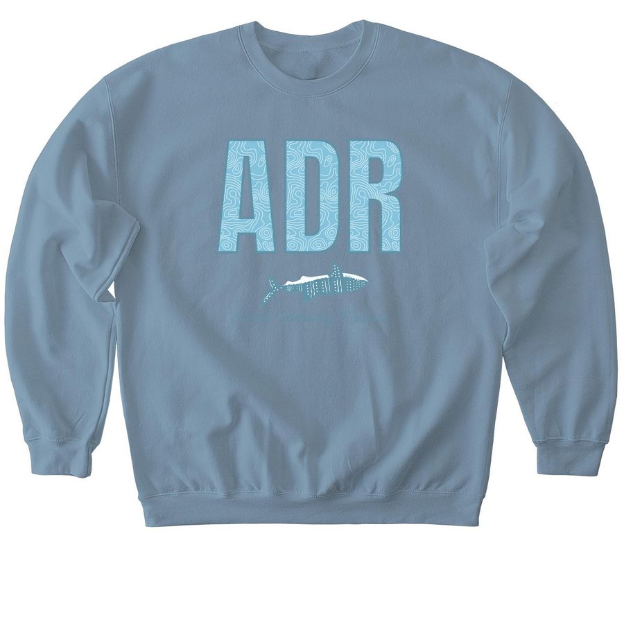 ADR, a Stone Blue Softstyle Crewneck Sweatshirt