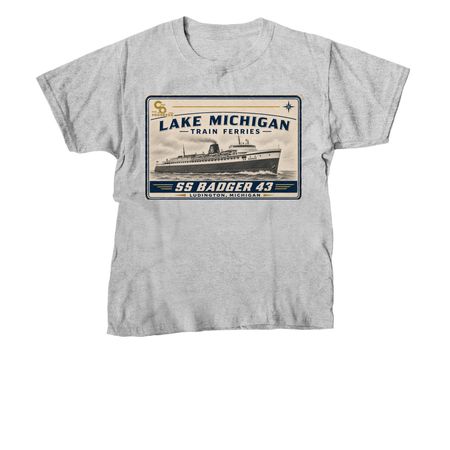 SS Badger, a Sport Grey Youth Unisex Tee