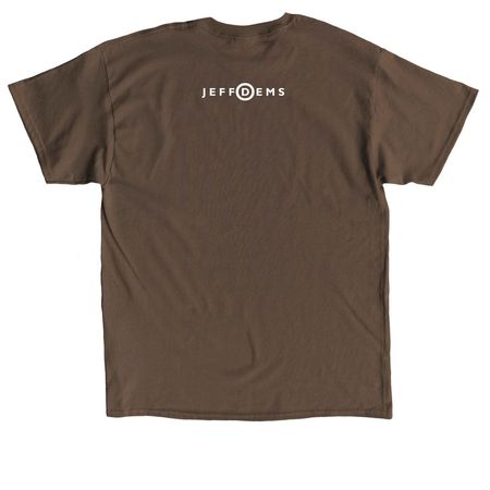 Big Fan of Human Rights, a Dark Chocolate Classic Unisex Tee (back-view)