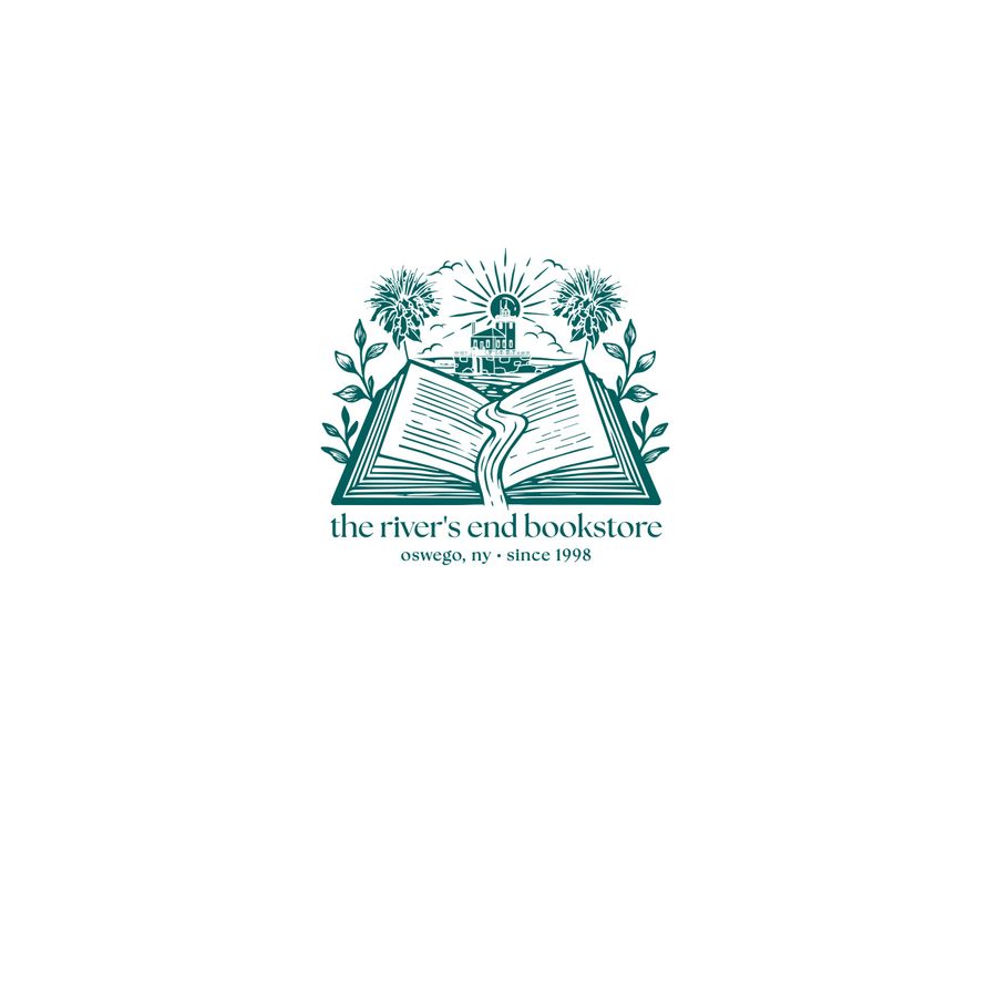 river's end bookstore sticker, a White Kiss Cut Sticker
