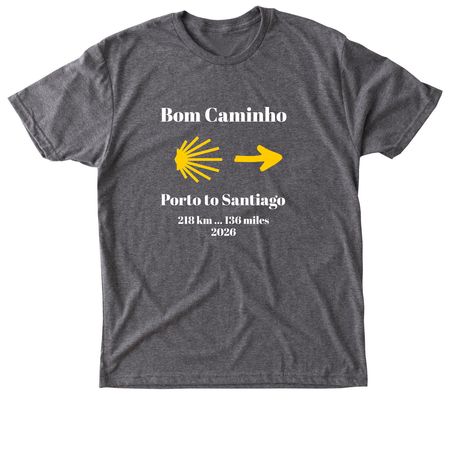 2026 Porto to Santiago Pilgrimage Shirt, a Premium Heather Triblend Unisex Tee