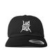 + LAND BACK - HAT (WHITE FONT) +, a Black Classic Baseball Cap