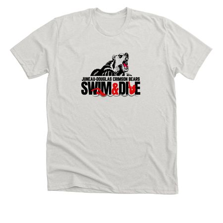 JDHS Swim/Dive, a Heather Cement Premium Unisex Tee