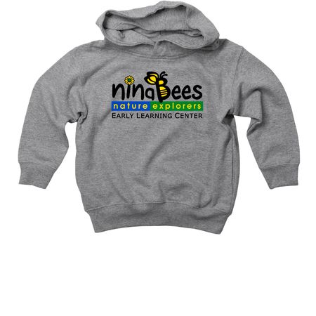 Little Bees, Big Dreams!, a Granite Heather Toddler Pullover Hoodie