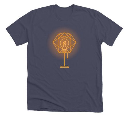 Be the Light, a Heather Midnight Navy Premium Unisex Tee