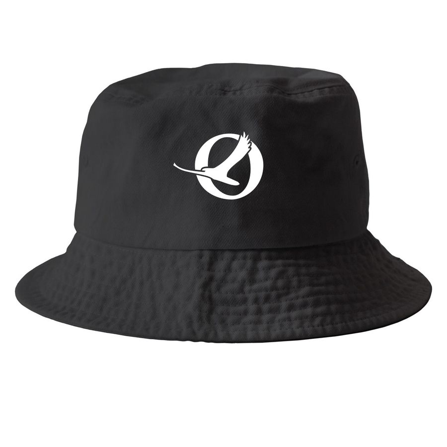 Odyssey Hats, a Black Printed Bucket Hat
