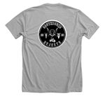 Southbound Rejects Apparel #1 (Woman's), a Athletic Heather Premium Unisex Tee (back-view)