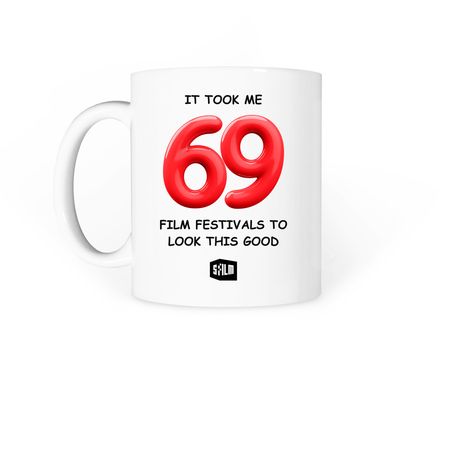 69th San Francisco Int'l Film Festival Mug, a White Coffee Mug (back-view)