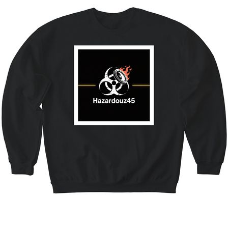 Thank you for your support, a Black Softstyle Crewneck Sweatshirt
