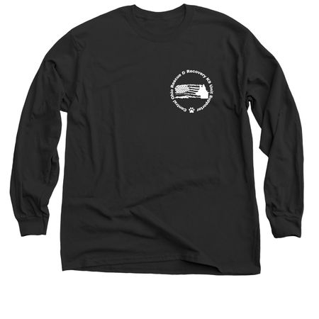 CORRK9U Dog Flag, a Black Classic Long Sleeve Tee