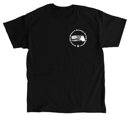 CORRK9U Dog Flag, a Black Classic Unisex Tee