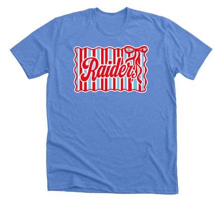 Lumberton Raiders, a Heather Columbia Blue Premium Unisex Tee