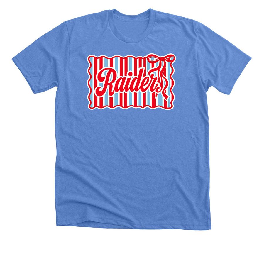 Lumberton Raiders, a Heather Columbia Blue Premium Unisex Tee