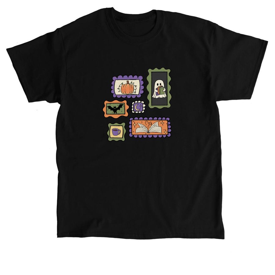 Spooky Postage, a Black Classic Unisex Tee