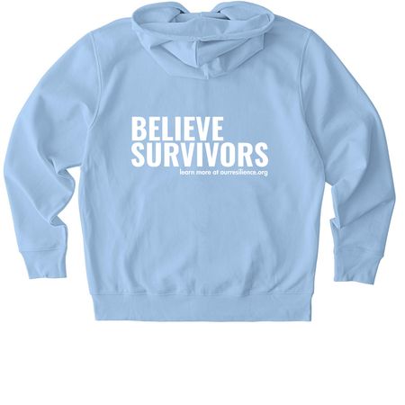 Resilience Full-Zip Hoodie, a Blue Soul Stanley/Stella Unisex Cultivator 2.0 Zip Up Pullover Hoodie (back-view)