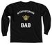 Arthrogryposis DAD, a Black Comfort Colors Long Sleeve Tee