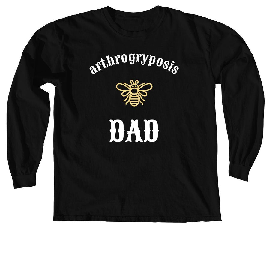 Arthrogryposis DAD, a Black Comfort Colors Long Sleeve Tee