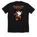 yeehaw, a Solid Black Blend Premium Unisex Tee (back-view)