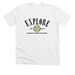 Explore t-shirt, a Solid White Blend Premium Unisex Tee