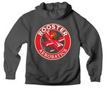 Rooster Pitts, a Asphalt Premium Heavyweight Pullover Hoodie (back-view)