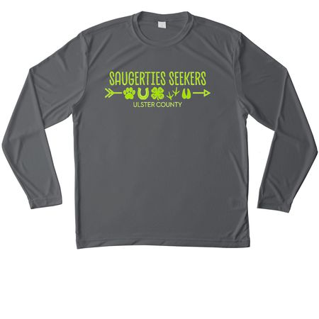 Sporty Seekers Swag, a Iron Grey Unisex Performance Long Sleeve Tee