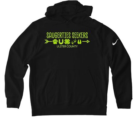 Sporty Seekers Swag, a Black Nike Club Fleece Pullover Hoodie
