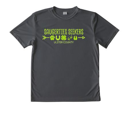 Sporty Seekers Swag, a Iron Grey Youth Performance Tee