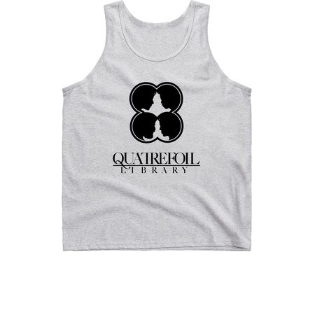 Quatrefoil 80's Logo Shirts, a Sport Grey Classic Unisex Tank Top