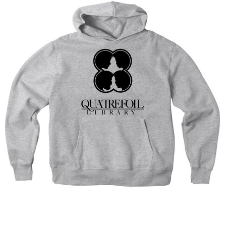 Quatrefoil 80's Logo Shirts, a Athletic Heather Premium Heavyweight Pullover Hoodie
