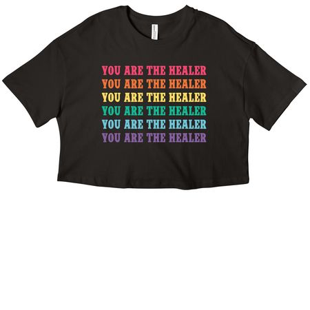 Pride Collection ??, a Black Women?s Cropped Cotton Tee