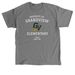 Grandview College Font, a Charcoal Classic Unisex Tee