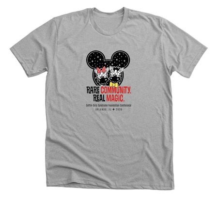 Rare Zebras Real Magic, a Athletic Heather Premium Unisex Tee