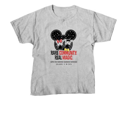 Rare Zebras Real Magic, a Sport Grey Youth Unisex Tee