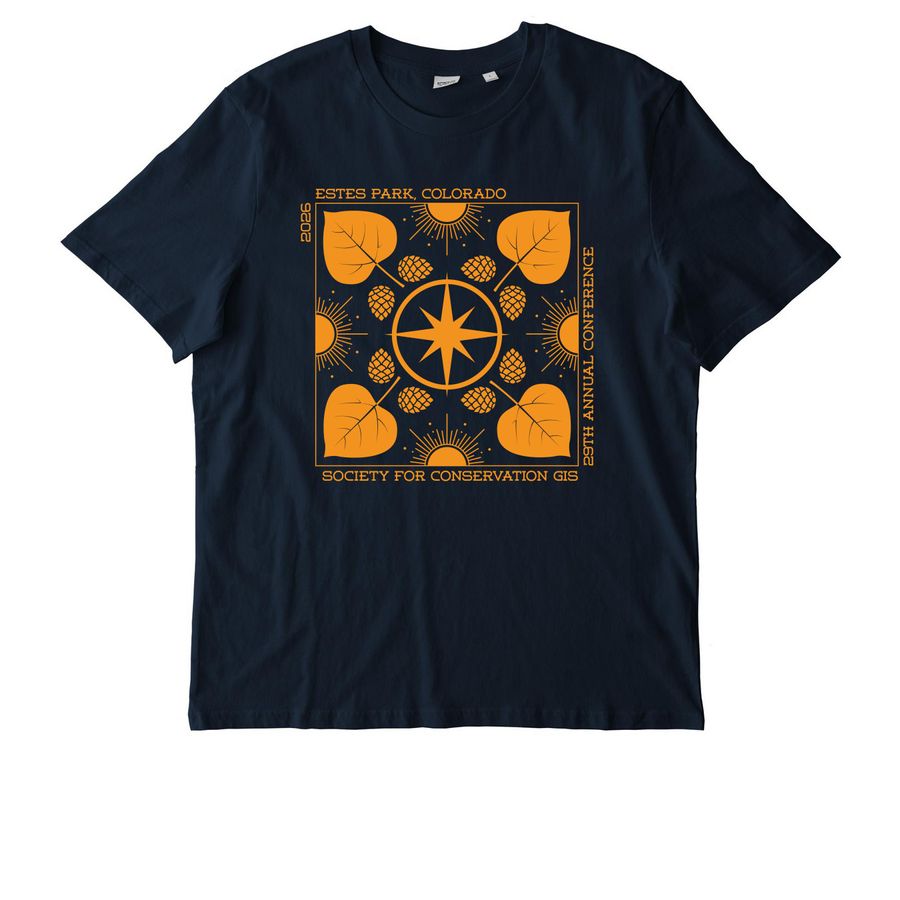 SCGIS 2026 Conference Shirts, a French Navy Stanley/Stella Unisex Creator 2.0 Tee