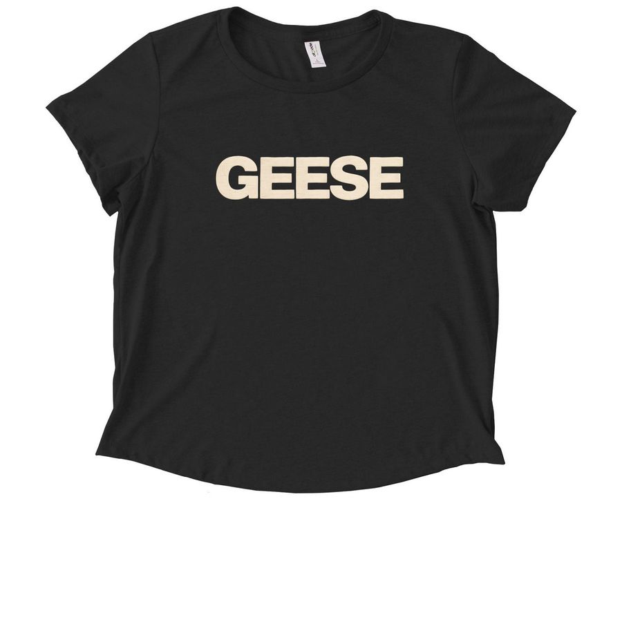 Geese Tour Merch, a Deep Black Allmade Eco Triblend Women?s Scoop Neck Tee
