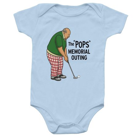 Baby, a Light Blue Infant Onesie