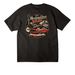 MustangSteve 2026 Bash Shirt, a Black Unisex Heavyweight Tee (back-view)