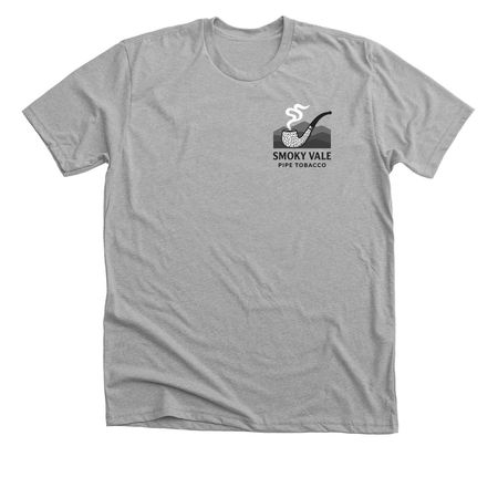 Tobacco Plant Anatomy Tee, a Athletic Heather Premium Unisex Tee