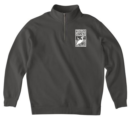 FMR Quarter Zip, a Asphalt Midweight Quarter Zip Pullover