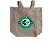 CCODP Cotton Tote: Dotty, a Pumice Recycled Cotton Tote Bag (back-view)