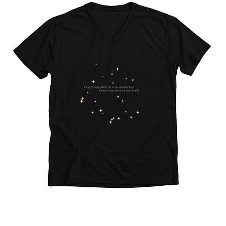 Help Kate Fight Metastatic Breast Cancer&nbsp;, a Solid Black Blend Premium V-Neck Tee