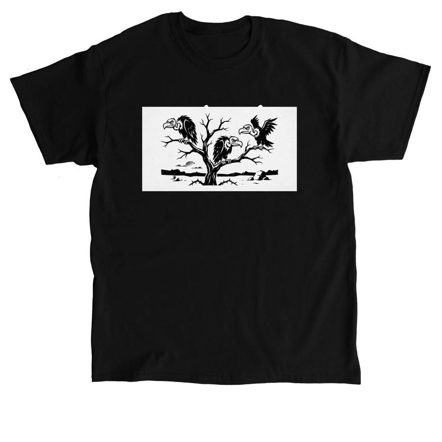 3 Buzzards, a Black Classic Unisex Tee