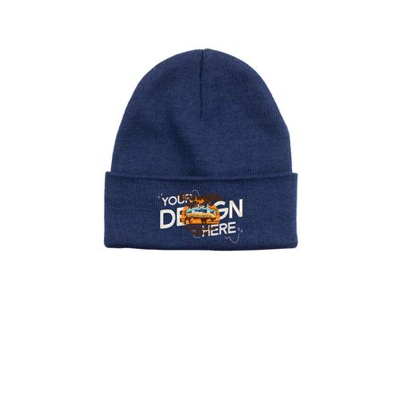 2026 Deltana Fair Beanie, a Azure Printed Base Camp Beanie